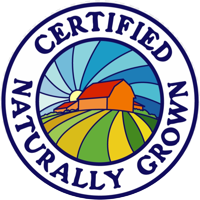 Shalom Farms | Certified Naturally Grown Logo