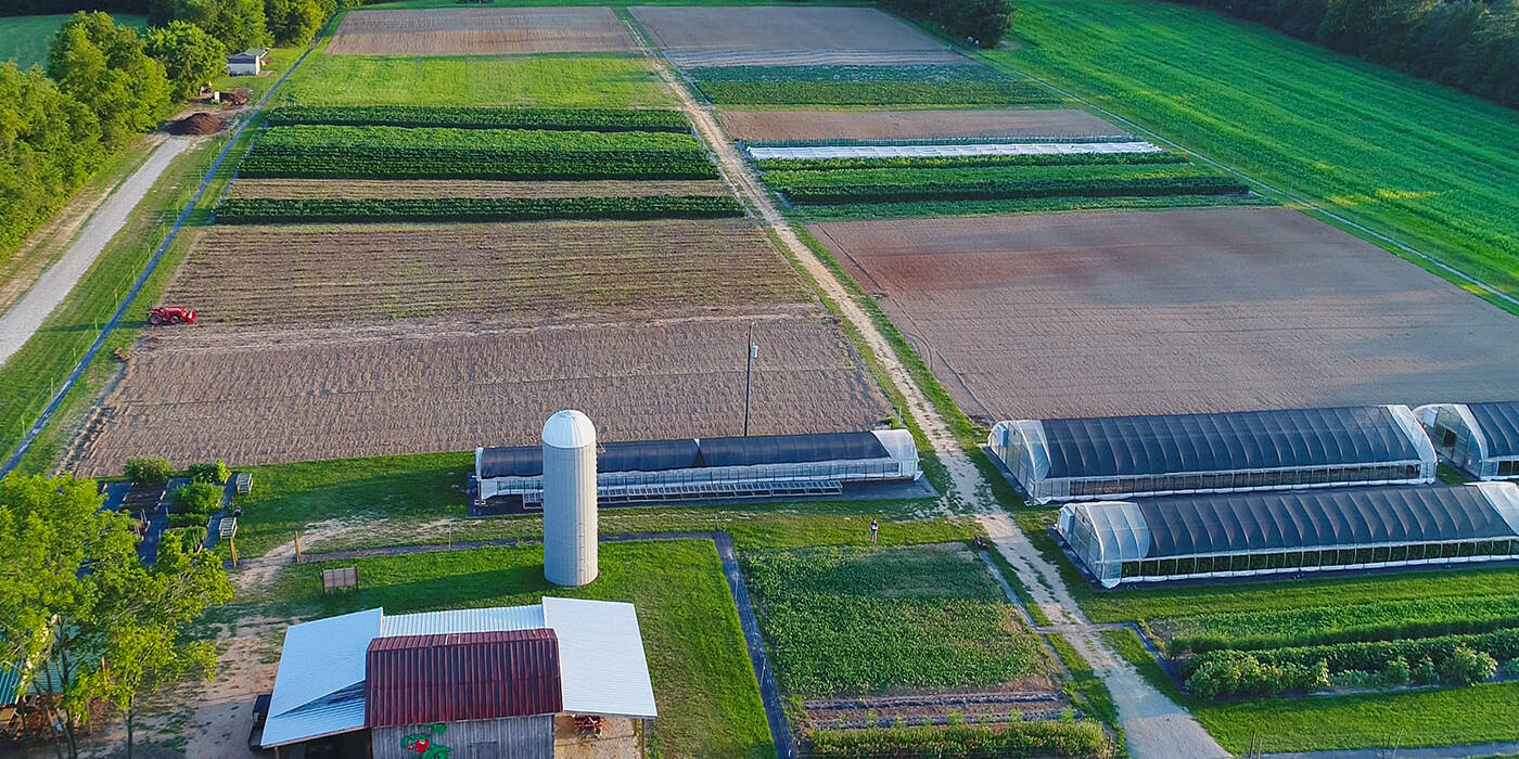 Shalom Farms | Overhead view of Powhatan Farm