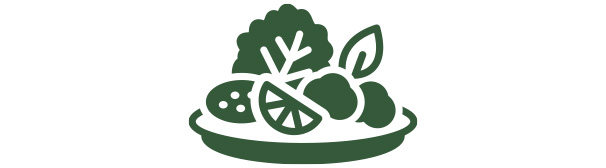 Shalom Farms Plate of Food Icon